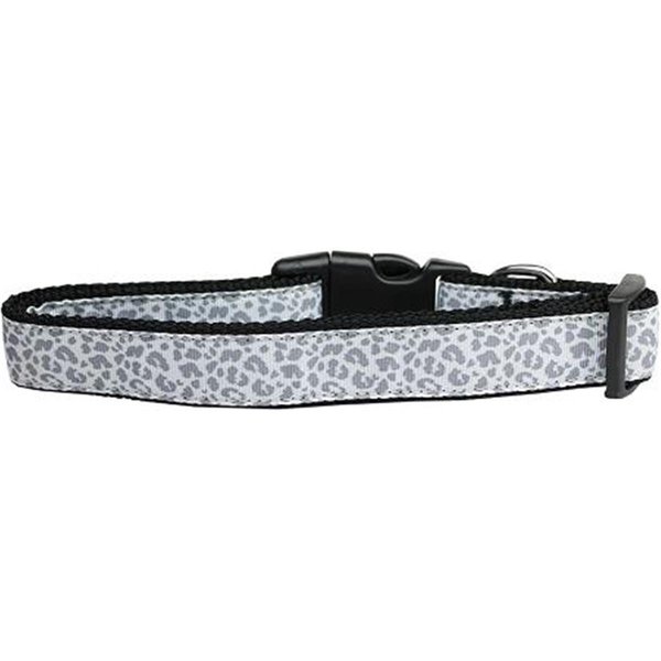 Unconditional Love 4 ft. Silver Leopard Nylon Dog Leash UN805221